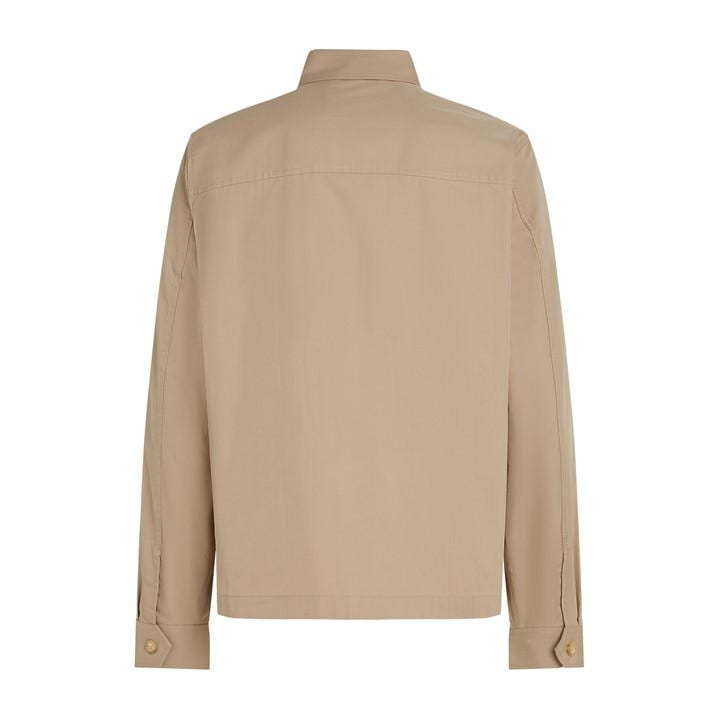 COTTON NYLON SHIRT JACKET