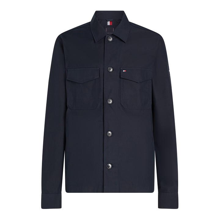 COTTON NYLON SHIRT JACKET