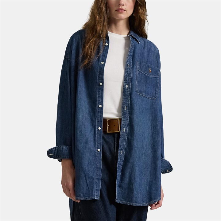 Oversized Denim Shirt