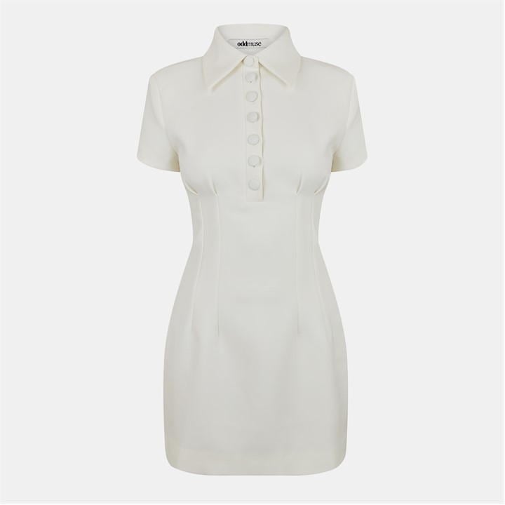 The Ultimate Muse Collared Mini Dress