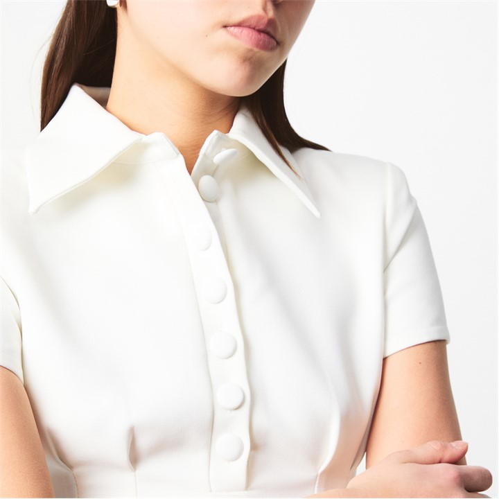 The Ultimate Muse Collared Mini Dress