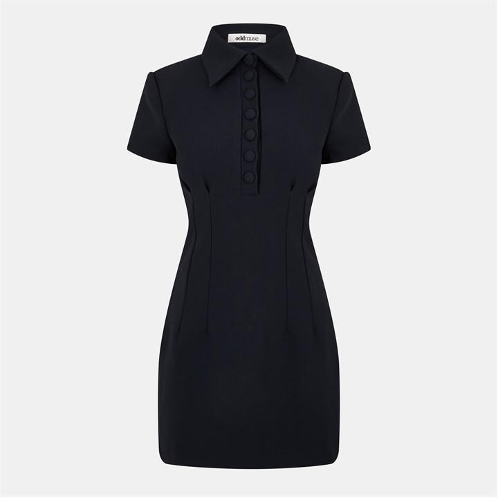 The Ultimate Muse Collared Mini Dress