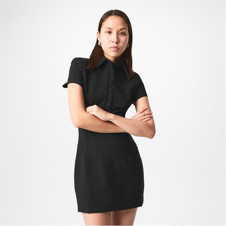 The Ultimate Muse Collared Mini Dress
