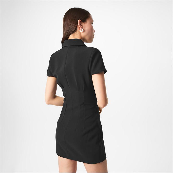 The Ultimate Muse Collared Mini Dress