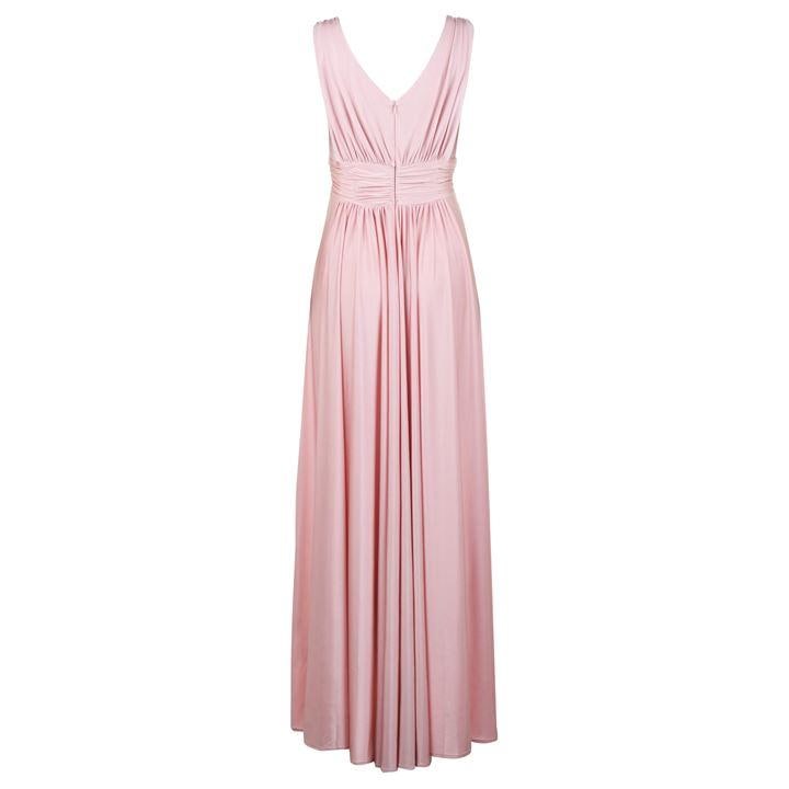 BIBA Bridesmaid Dip Hem Maxi Dress