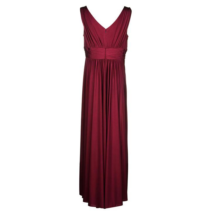 BIBA Bridesmaid Dip Hem Maxi Dress