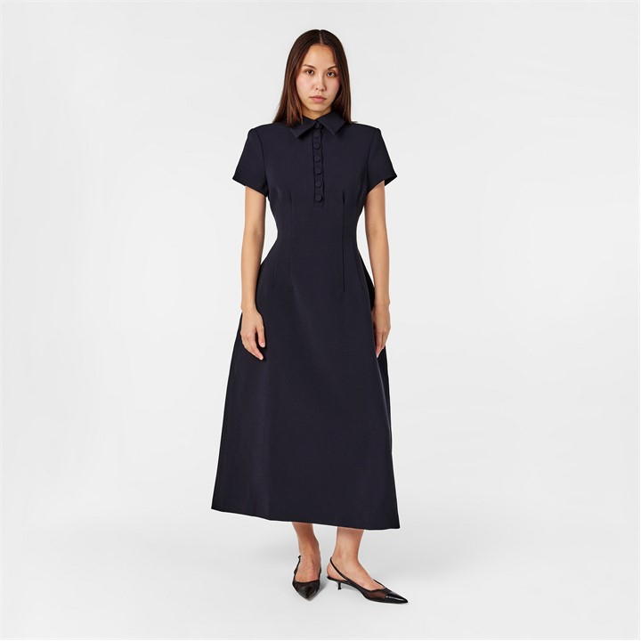 The Ultimate Muse Collared Midi Dress