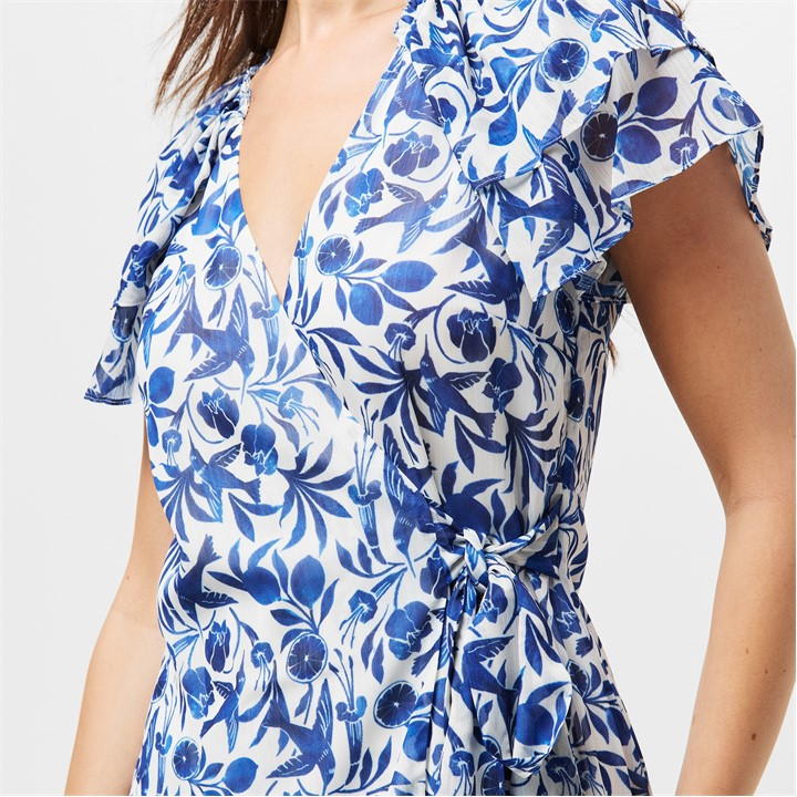 Wrap Mini Dress