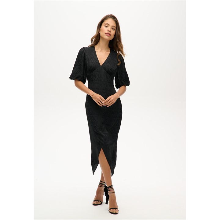 Short Sleeve Midi Dress
