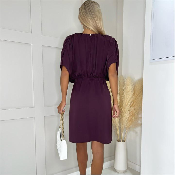 Gathered Top Mini Dress
