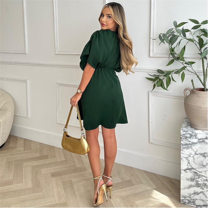 Gathered Top Mini Dress