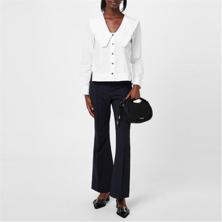 Women's Cotton Poplin Long Sleeve Shirt