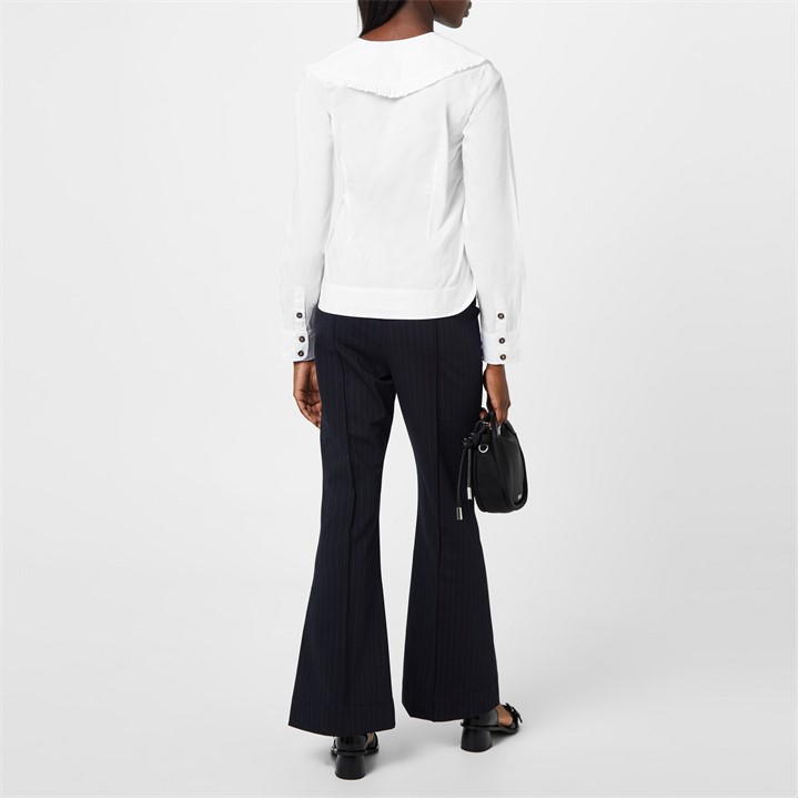 Women's Cotton Poplin Long Sleeve Shirt