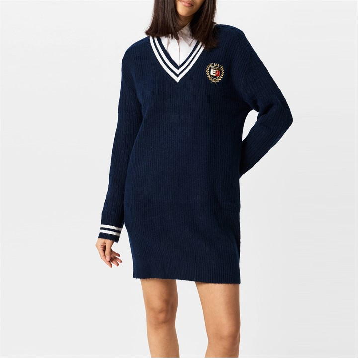 Crest Sweater Jumper Dress