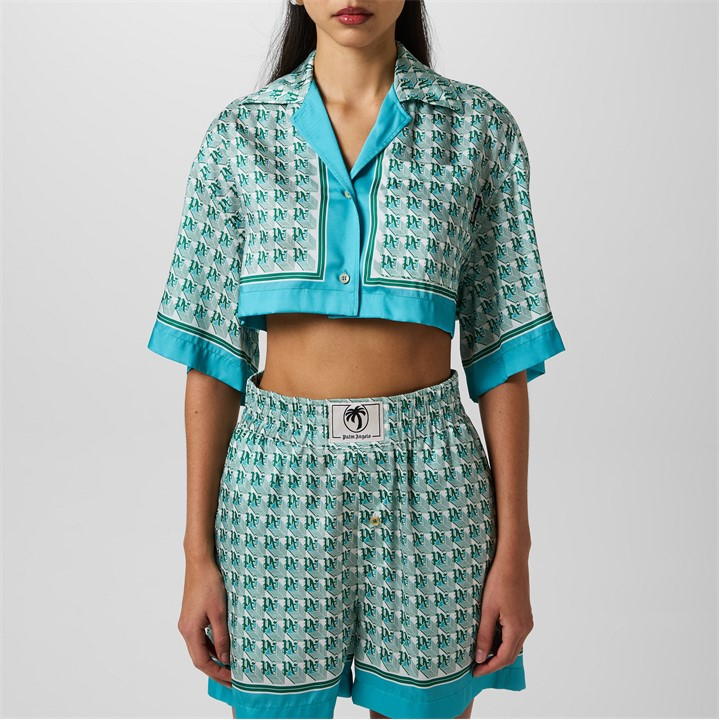 Diamond Cropped Shirt