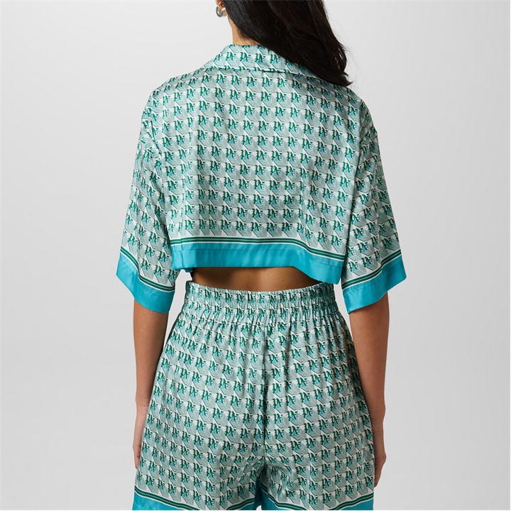 Diamond Cropped Shirt