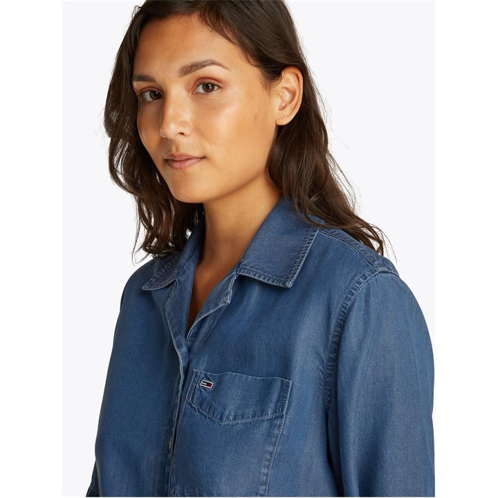 TJW CHAMBRAY TIE SS SHIRT EXT