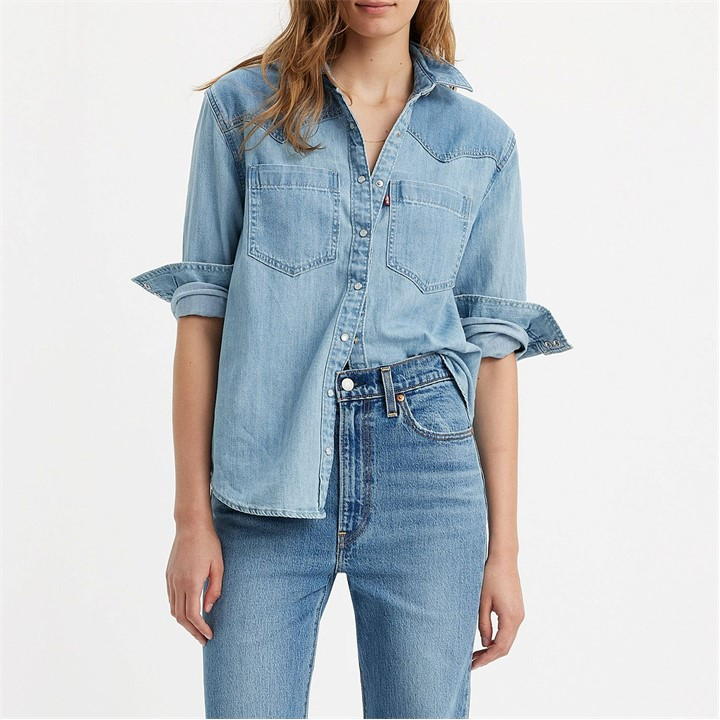 Levis Teodora Western Shirt Clean Cr