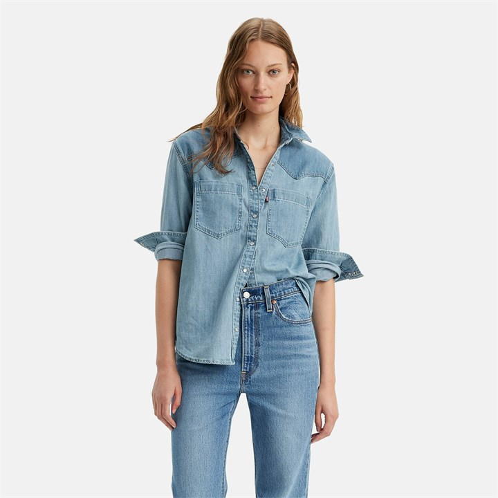 Levis Teodora Western Shirt Clean Cr
