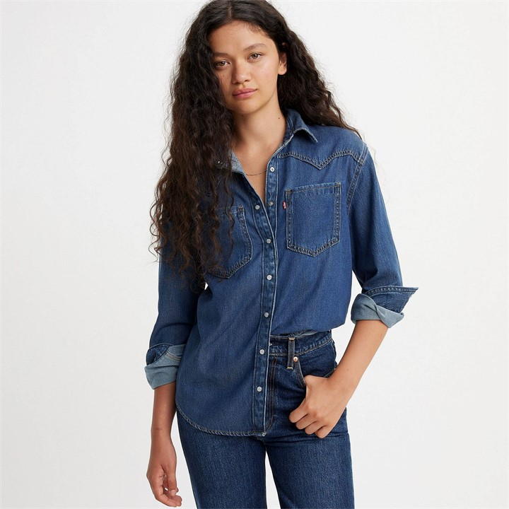 Levis Teodora Western Shirt Clean Cr