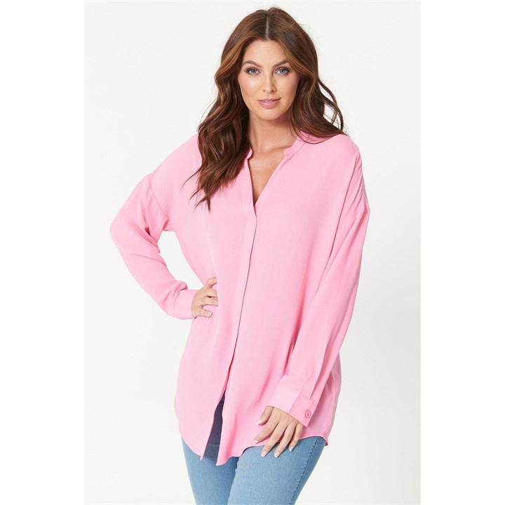 Long Sleeve V Neck Blouse
