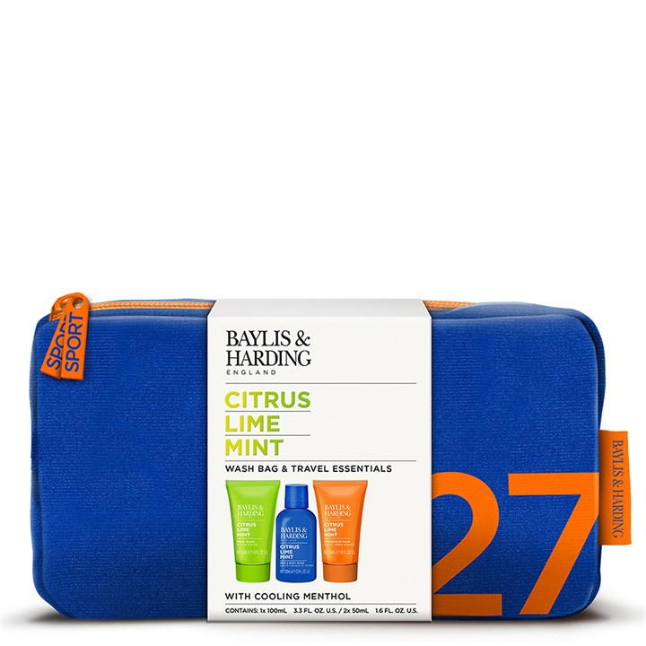 and Harding Citrus Lime and Mint Wash Bag Gift Set