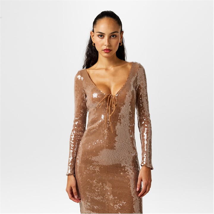 Verona Sequin Midaxi Dress