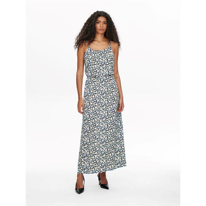 printed maxi dress.