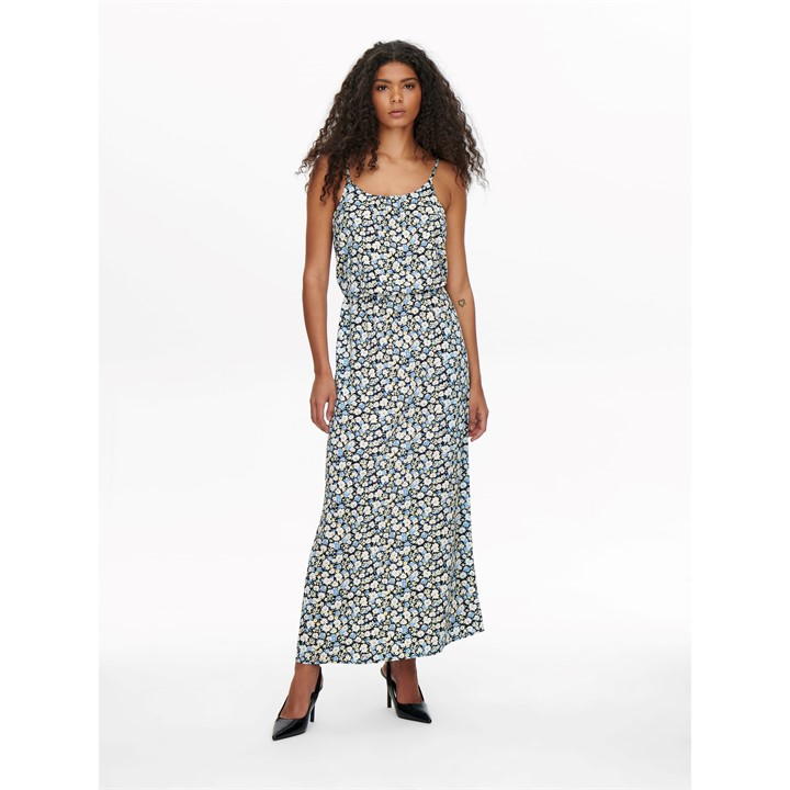 printed maxi dress.